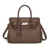 Comercio Exterior Transfronterizo Bolsos de Mujer 2025 Nuevo Estilo Europeo y Americano Simple Color Sólido Bolso de Hombro Bolso de Mano de Moda Venta al por Mayor