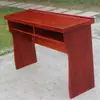 Escritorio doble mesa de entrenamiento de pintura para reuniones mesa de tira para 2 personas 3 personas mesa de sala de conferencias y silla con chapa de madera maciza mesa de bar