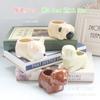 Adornos de Cachorro de Porcelana Blanca DIY Regalo Creativo para Niños Accesorios para el Hogar de Estudiantes Maceta Mini Maceta