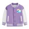 Uniforme de béisbol para niños abrigo para niñas otoño casual nuevo bebé otoño e invierno chaqueta de felpa una generación de cabello