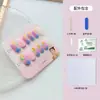 Venta Directa Personalizada de Fábrica Uñas Cortas, Medias y Largas para Manicura, Uñas Portátiles de Fototerapia Hechas a Mano, Pegatinas para Uñas, Estilo de Lujo Accesible 24 Piezas
