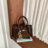Bolso cubo de diseño de nicho estilo coreano transfronterizo de gran capacidad para mujer, bolso de hombro, bolso de mano, bolso cruzado, moderno y simple