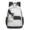 Mochila Versátil Estilo Coreano para Estudiantes, Estilo Dulce, Gran Capacidad, Bolso Escolar con Múltiples Compartimentos, Mochila para Escuela Secundaria y Secundaria Inferior, Alto Valor Estético, Venta al por Mayor