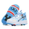 Tênis Heelys para Meninas, Sapatos para Meninos, Patins Invisíveis, Rodas para Meninos, Tênis Esportivo de Quatro Rodas para Alunos de Patinação Infantil