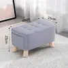 Banquinho de Pé Escritório Escadinha Apoio para os Pés Banquinho de Pé Apoio para os Pés do Sofá Pedestal de Madeira Maciça