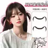 Lindo pasador de pelo con trenzas falsas para mujer, con diseño de conejo de orejas caídas, accesorio para el pelo integrado para peinados semi-recogidos