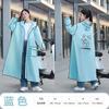 Capa de chuva para caminhadas para adultos engrossada moda capa de chuva para equitação unissex poncho de carro elétrico longo capa de chuva de uma peça