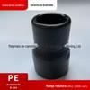 Guangdong Liansu PE preto tubos de abastecimento de água conexões luva de redução tamanho cabeça 25 x 20-110 x 63mm geração