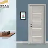 Porta de Composite de Madeira Maciça de Nanjing Porta Sem Pintura PVC Moderna à Prova de Som à Prova d'Água Conjunto Interno Venda Direta da Fábrica Personalização