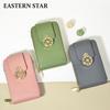 Bolso de teléfono de moda Dongxin para mujer, cartera con cremallera vertical, bolso cruzado de hombro de gran capacidad