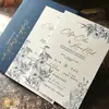 Impressão Tipográfica com Hot Stamping Fino Estilo Americano e Técnicas de Gravura Tipográfica para Convites de Casamento Personalizados