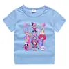 Conjunto de Camiseta de Manga Corta Redonda y Shorts de Verano para Niños 2026 Estilo Coreano Casual Absorbente de Sudor Color Caramelo Sudadera para Bebé