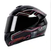 Transfronteiriço em stock Capacete Capacete Completo Masculino e Feminino Maré Nacional Four Seasons Scooter Equitação de Motocicleta Corrida Filme Preto Veículo Elétrico