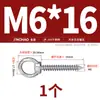 Tornillos de Ojal de Acero Inoxidable 304 con Ganchos de Anilla, Tornillos de Ojal Auto-Perforantes Auto-Roscantes, Tornillos para Madera de Audio