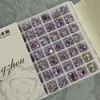 Cristal Dongzhou Diamante de Corte Rosa Milenario de Ocho Caras 8 mm Diamante Explosivo de Cristal K9 Imitación Circonio Joyería de Lujo Ligero Diamante para Uñas Joyería de Diamante