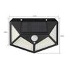 Luz Solar de Jardín Amazon Transfronteriza Luz Exterior con Sensor de Movimiento Corporal Decoración de Patio Iluminación de Caminos Venta al por Mayor de Fábrica