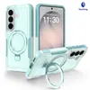Novo Modelo da Samsung é Adequado para Capa de Celular com Suporte Giratório S26, Sucção Magnética S25 Ultra Anti-Queda Capa Protetora Três em Um
