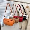 Bolso Cruzado Suave Minimalista Estilo Francés para Mujer, Nuevo de Verano 2025, Versátil Casual para el Trabajo, Bolso de Hombro tipo Bollo