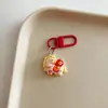 Colgante Rojo para el Año del Caballo, Pequeño Regalo de Año Nuevo, Llavero, Regalo "Hazte Rico al Instante", Artículo Creativo, Decoración para Mochila
