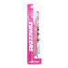 Pinzas para pestañas postizas acero inoxidable pinzas rosas punta pinzas doradas de pluma para injerto diy pinzas rectas codo