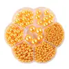 Perlas de Imitación ABS Perforadas de Tamaños Mixtos de 3-12 mm Accesorios para Joyería DIY Materiales Perlas de Plástico Cuentas para Ensartar Perlas de Imitación Perlas Sueltas
