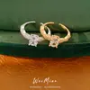 Anillo abierto ovalado de zirconita chapado en oro real de 18 quilates, estilo de nicho de alta gama, joyería versátil y elegante de lujo ligero