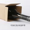 Dongguan Long Cartón Empaque Plano Tubo de Acero Tubo Redondo Cortina Cartón de Cinco Capas Extra Largo Sellado Lateral Venta al por Mayor