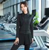 Traje Deportivo para Mujer, Ropa para Correr al Aire Libre y Yoga, Top Profesional de Secado Rápido para Entrenamiento en Gimnasio, Conjunto de Tres Piezas de Manga Larga para Primavera