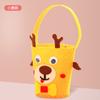 Bolsa de ovo de Páscoa, bolsa de coelho de desenho animado, jardim de infância, bolsa de material artesanal para pais e filhos, bolsa de doces para crianças