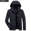 JEEP SPIRIT chaqueta desmontable con capucha para hombre otoño casual chaqueta para hombre exterior talla grande otoño holgada