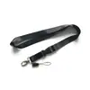 Exclusivo transfronteiriço flip dobrável dupla face transparente preto horizontal plástico suporte para crachá de identificação etiqueta atacado