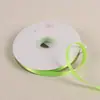 Fita Verde Fluorescente de 12345 cm de Largura Fita Fita de Seda Fita de Tecido Decoração de Feriado de Natal Casamento Artesanal