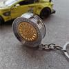 Modificación de coche BBS modelo de simulación de tapa de cubo de rueda llavero bajo hellaflush colgante para llave de coche