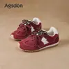 Zapatillas de Entrenamiento Alemanas Rojas Augusden para Mujer 2026 Nuevas de Verano Casuales Retro Zapatos Minimalistas Zapatillas Ballet Forrest Gump