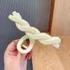 Elegante Pinza Grande de Tiburón Acrílica para Cabello Grueso, Accesorio de Cabello Femenino, Pasador Simple para la Parte Trasera de la Cabeza