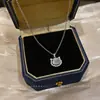 Collar de Zirconia con Gato Kt de Forma Ovalada, Exquisita y Linda Cadena para Clavícula Estilo Coreano con un Diseño Único y de Alta Gama para Mujeres