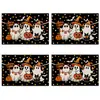 Nuevo camino de mesa Halloween Amazon TEMU, camino de mesa estilo americano, mantel largo de lino, específicamente para mesas de té