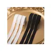 Directo de fábrica 5.5cm tres filas dorado y plateado blanco y negro cinta de pescado poliéster elástico traje de baño ropa interior banda elástica en stock