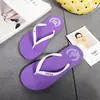 Chanclas de Verano para Mujer, Antideslizantes para Exteriores, Cómodas, con Tira para el Dedo del Pie, Sandalias de Playa Sencillas, Chanclas, Sandalias Planas
