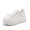 Zapatos Blancos Clásicos Otoño 2026 Nuevos Zapatos de Suela Gruesa para Aumentar Altura Casual Zapatos Deportivos de 7cm Zapatos de Plataforma Versátiles para Mujer
