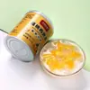 Pudim de Sagu com Iogurte Frutas em Calda Pêssego Amarelo Celebridade da Internet Pequeno Desejo Café da Manhã Lanche da Madrugada Sem Cozinhar Lazer Lanche Delicioso