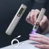 Luz de Tira para Nail Art Portátil, Lâmpada Pequena Portátil para Unhas, Holofote Recarregável, Mini Lâmpada de Fototerapia de Secagem Rápida, Lâmpada para Secagem de Esmalte