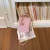 Popular Bolso Nuevo y Ligero Casual de Color Sólido para Teléfono Móvil de Shuai Mijia, Elegante Bolso Portátil de Hombro Cruzado, Bolso Cubo para Mujer