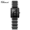 Chenxi Chenxi Square Reloj de Pareja para Mujer y Hombre Venta al por Mayor Cerámica Moda Transfronteriza Reloj de Cuarzo Cx-104A