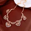 Collar Hueco con Forma de Abanico de Encaje Tachonado con Diamantes Vintage, Cadena para Clavícula de Nicho de Lujo Ligero, Exquisito Conjunto de Joyería para Mujeres