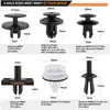 Clipes de Fixação para Para-choque de Carro e Rebites Fasteners de Nylon para Cobertura de Para-choque e Para-lama 120 Peças