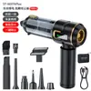Aspirador de Pó para Carro Motor Sem Escovas Display LCD Aspirador de Pó Potente Portátil Sucção e Sopro Integrado Soprador Transfronteiriço
