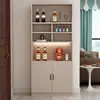 Armário de entrada de luxo leve, armário lateral para sala de jantar, armário para vinho, armário de armazenamento para varanda, armário para sapatos, divisória, armário de corredor simples, estante para livros