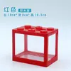 Tanque de peixes de blocos de construção Thailandês Douyu Mini pequeno tanque de peixes ornamental de mesa Tanque de peixes com paisagem acrílica de barraca de celebridade da internet