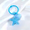 Estrellas de Mar de Colores Dulces Llavero Pequeño de Corazón Accesorios Estilo Fresco de Dibujos Animados Encanto para Bolsos Corazón de Chica Colgante de Cuentas DIY